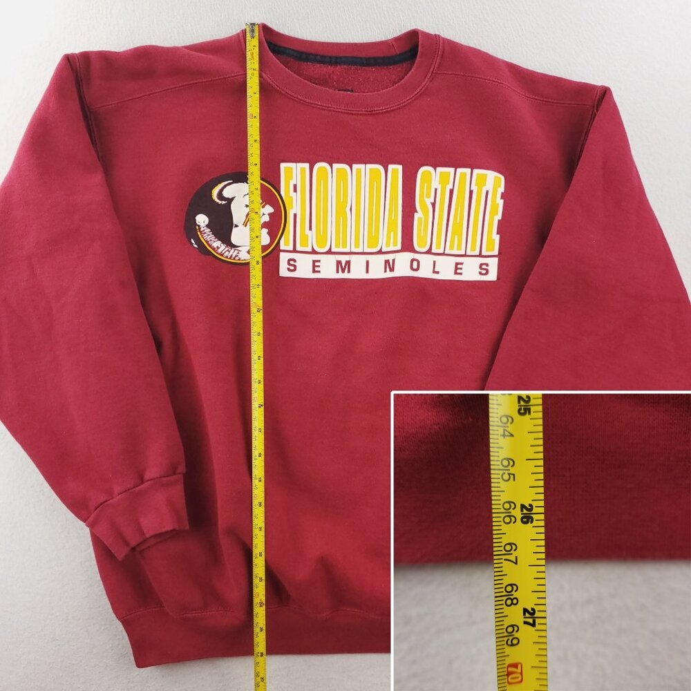 Florida State Seminoles Vintage Sweatshirt Crewneck Starter Made USA Fleece XL - Picture 6 of 12